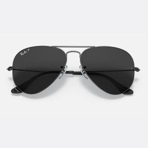 Black on cheap black aviator sunglasses